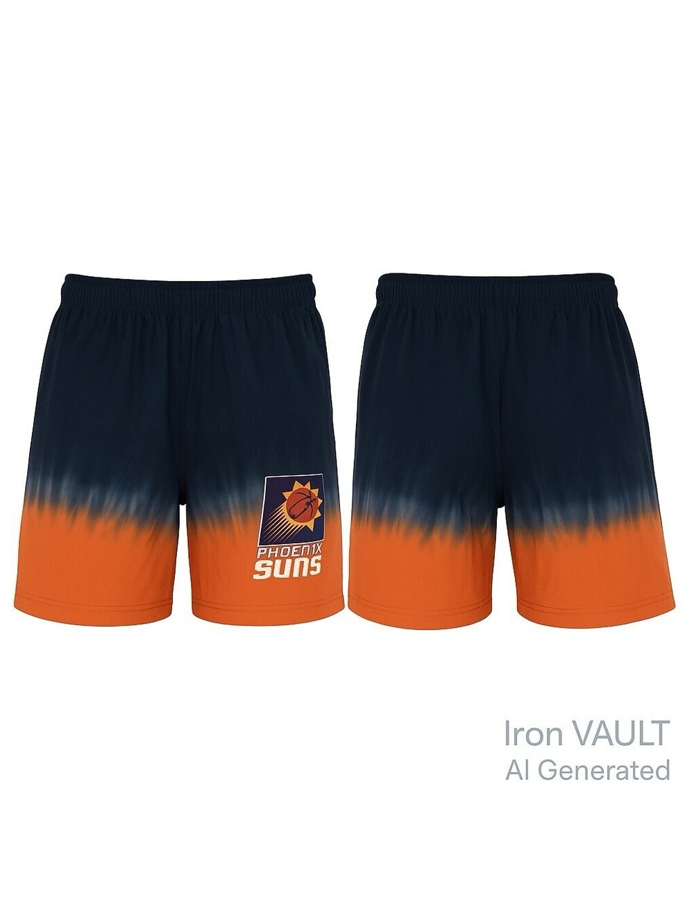 Phoenix Suns Mitchell & Ness Dip Dye Shorts Large NBA Basketball